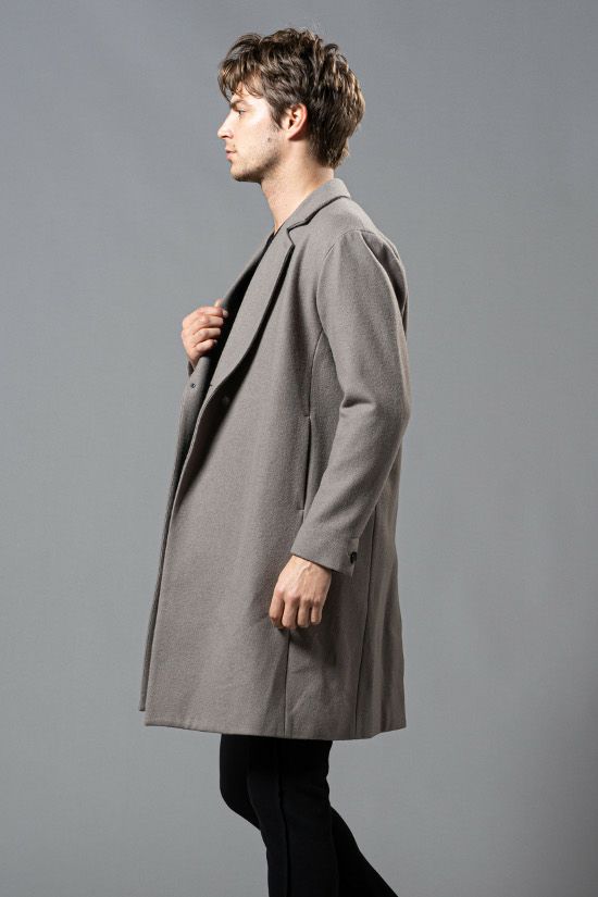 希少] amachi. Cocoon Coat コート グレー 5