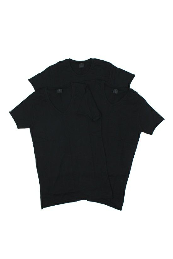 wjk Tシャツ |9921pk03-99 3 in pack-T S/S［black］