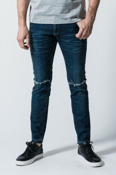 Ripped Wash Slim Jeans [used]