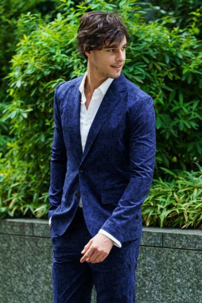 cool-dots(R) jacket(botanical) [blue]