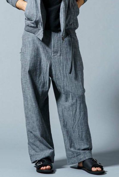 3D wide trousers [l.gray]