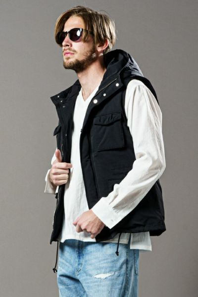 CORDURA(R) M-6 down vest [black]