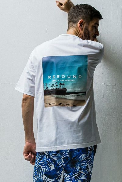 BEACH LOOSE TEE［WHITE］