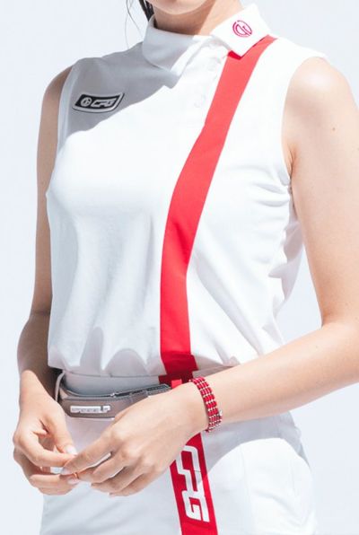 ONEEIGHT ｜bicolor sleeveless shirt［WHITE］