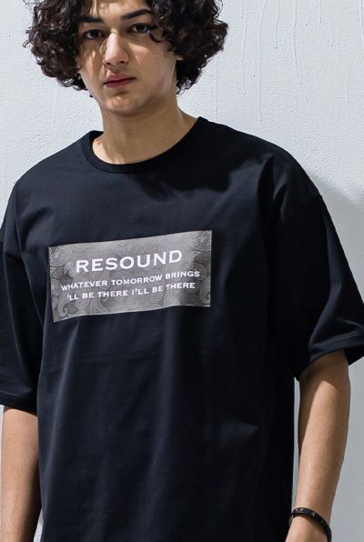 BANDANA BOX ROGO OVER TEE［BLACK］
