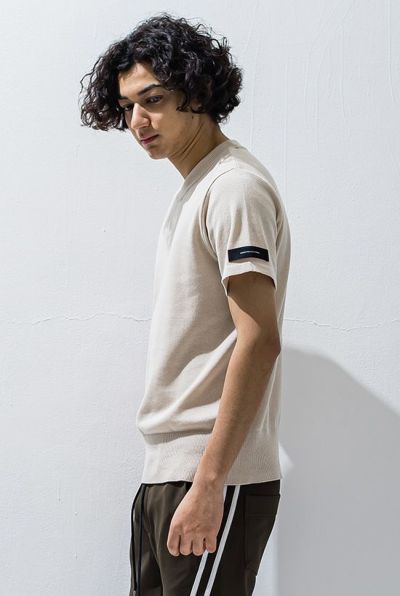 SILK HALF KNT［BEIGE］