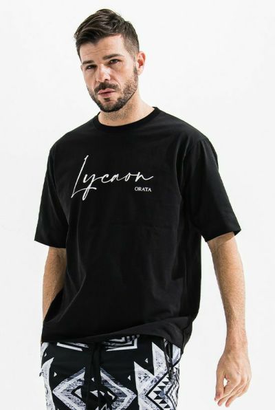 LYCAON crew T［BLACK］