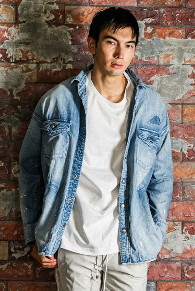 OVER DENIM shirts［LIND］