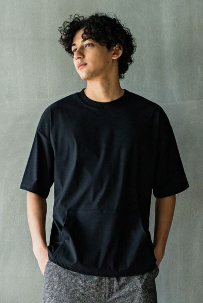 PK OVER TEE［BLACK］