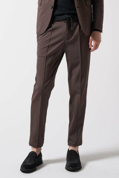 smart pin-tuck slacks[choko] 