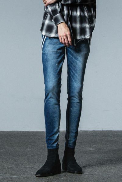 EX denim jersey EDGE PT［DIND］