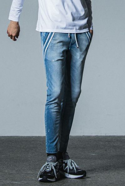 EX denim jersey EDGE PT［LIND］