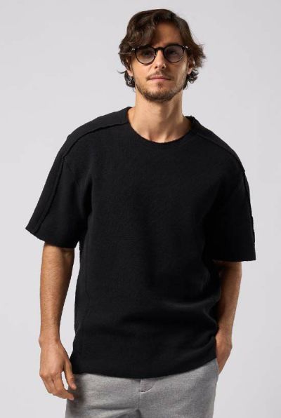 cut-off Tee［black］