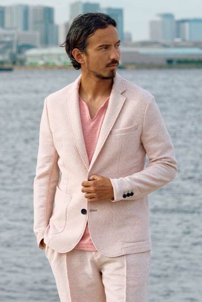 cool knit jacket［l.beige］3月中旬入荷予定