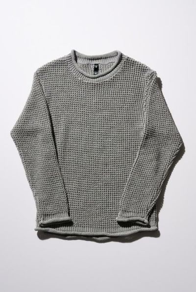 GIMA roll crew knit［t.gray］