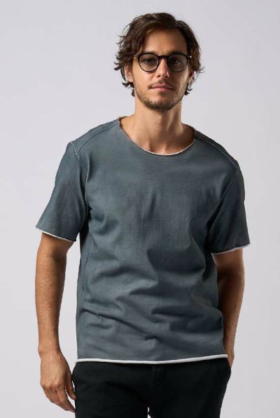 spray dye cut-off s/s［dusty blue］