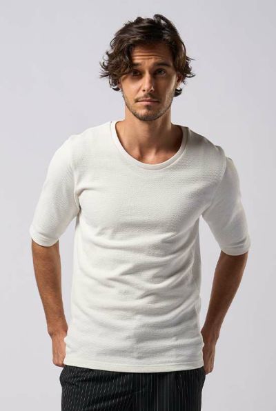 ONI-KANOKO half sleeve cut&sewn［white］
