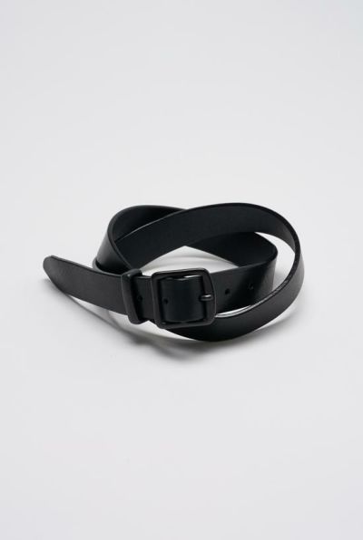 simple buckle belt［black］