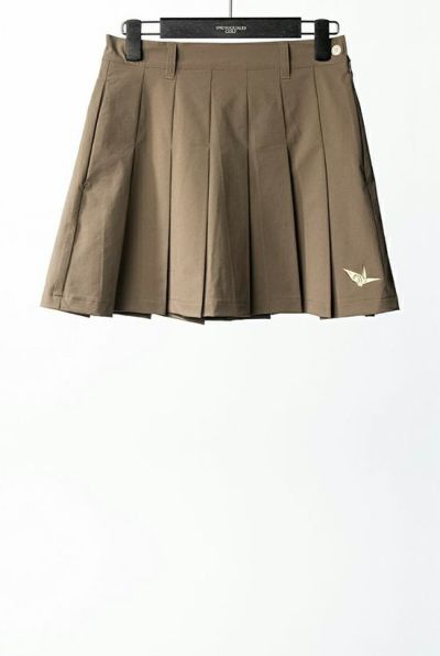 LADIES' BIG PLEATS SKIRT［BEIGE］