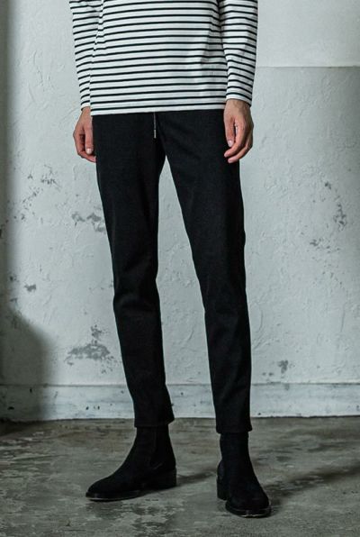 MICK DENIM JERSEY［BLACK］