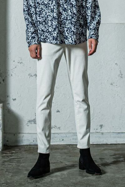 MICK DENIM JERSEY［WHITE］