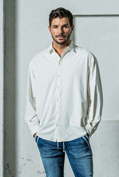 NYLON jack shirts［WHITE］