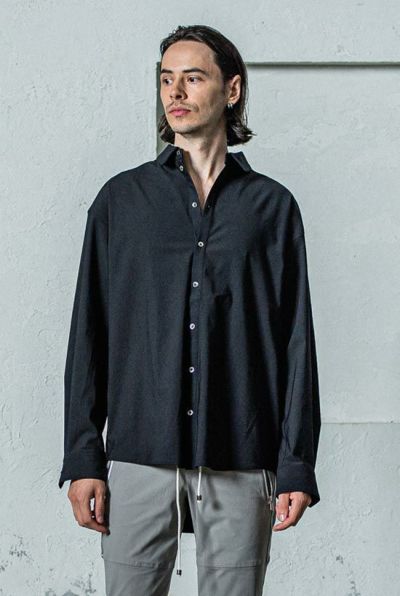 NYLON jack shirts［BLACK］
