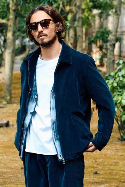 heavy corduroy riders［navy］9月入荷予定
