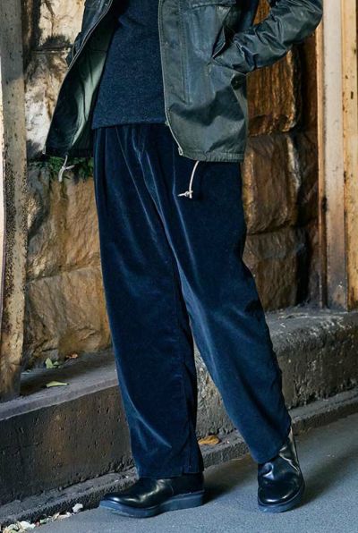 heavy corduroy trousers［navy］9月入荷予定