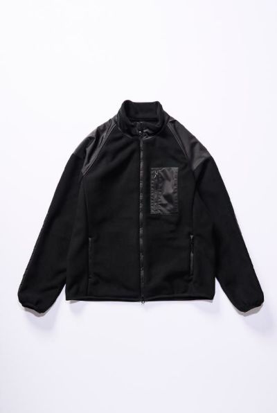 combination fleece jacket［black］10月入荷予定