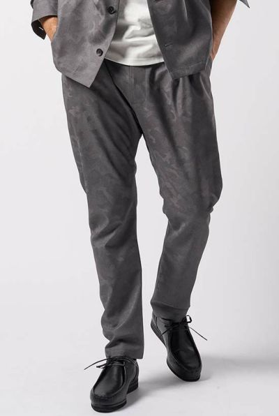 3D banana easy slacks（camo emboss）［gray］8月入荷予定