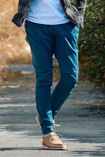 piece-dyed function jogger pants［dust blue］7月入荷予定