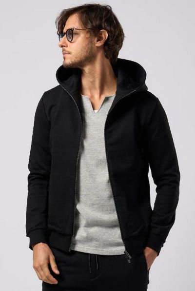 basic zip-up parka［black］8月入荷予定