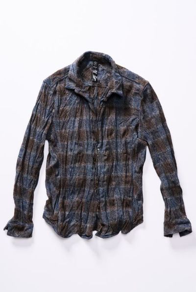 2-hook tweedy check［blue］8月入荷予定