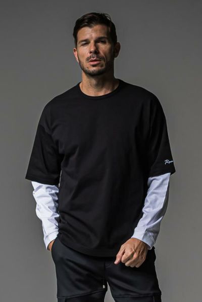 fake layered longsleave［BKWH］7月入荷予定