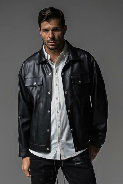 LEATHER OVER 3RD G［BLACK］9月入荷予定